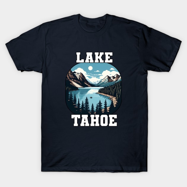 Lake Tahoe Vintage T-Shirt by hippohost